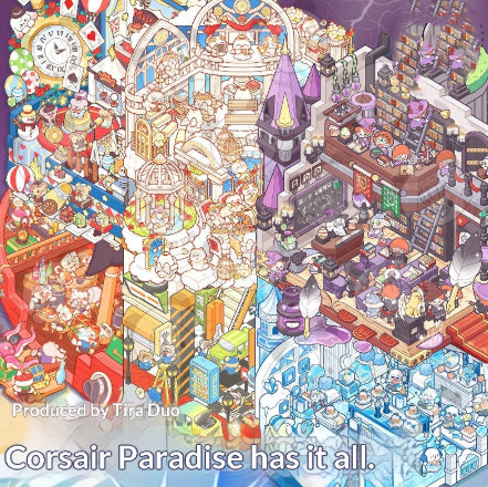 Telado Miniature Scene Sticker Book | Cute DIY Sticker Collection