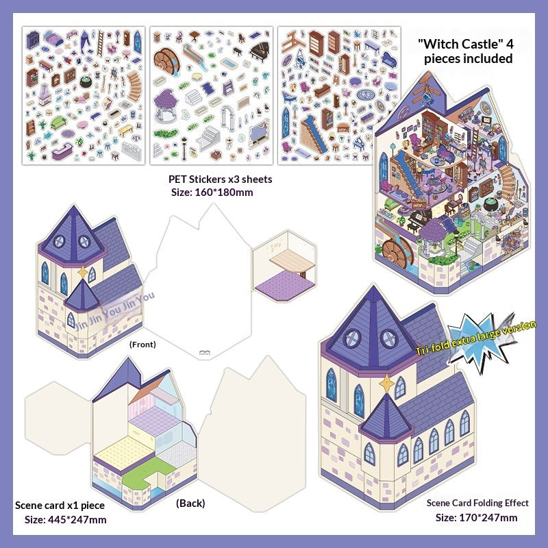 DIY Decorative Stickers Craft Materials for Students