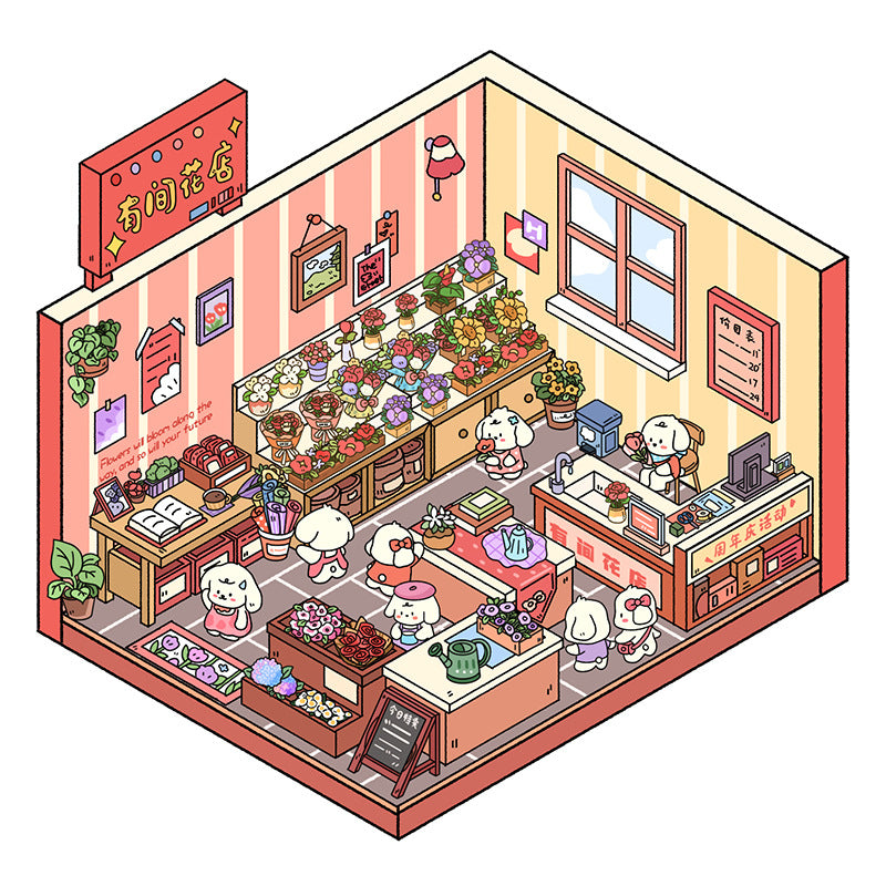 Miniature Landscape 3D Stickers for Scrapbooking & Journaling