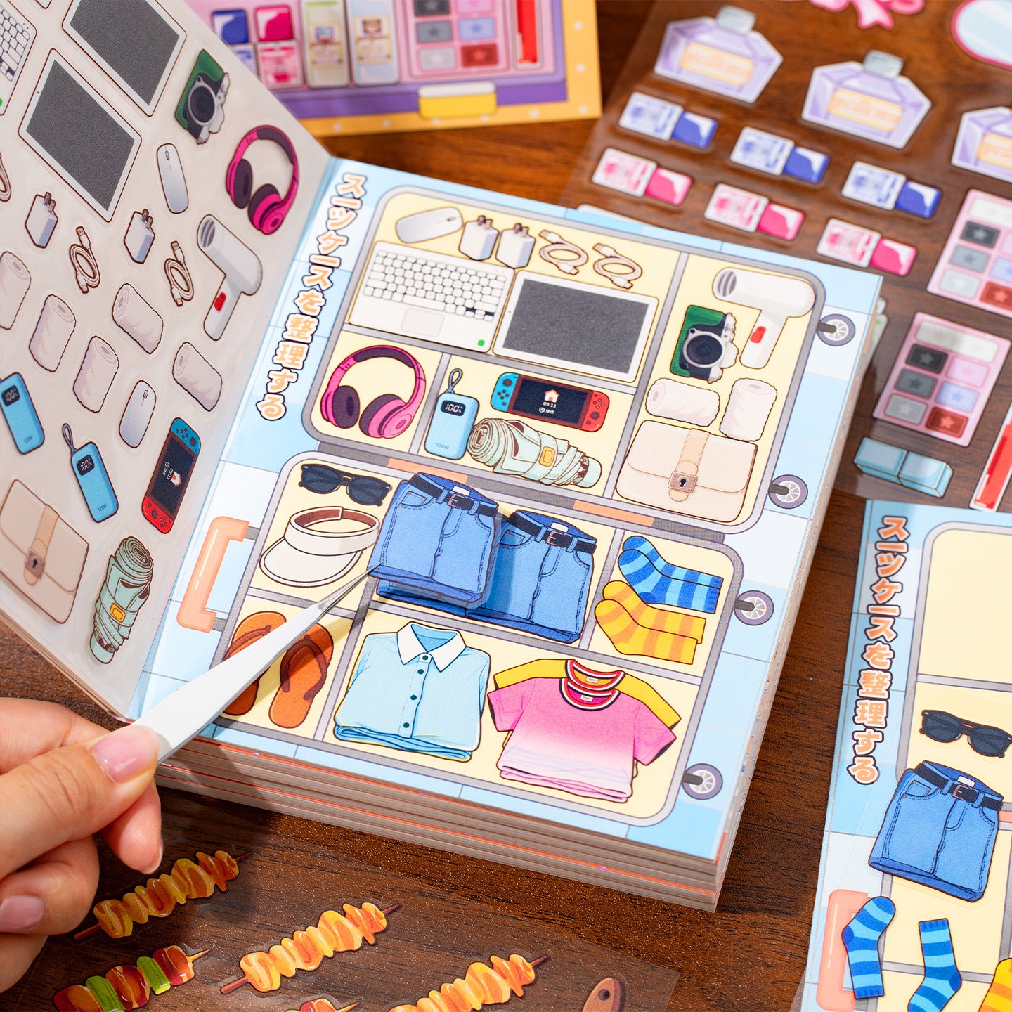 Nostalgic Planner Scene Stickers – Perfect for Life’s Small Joys