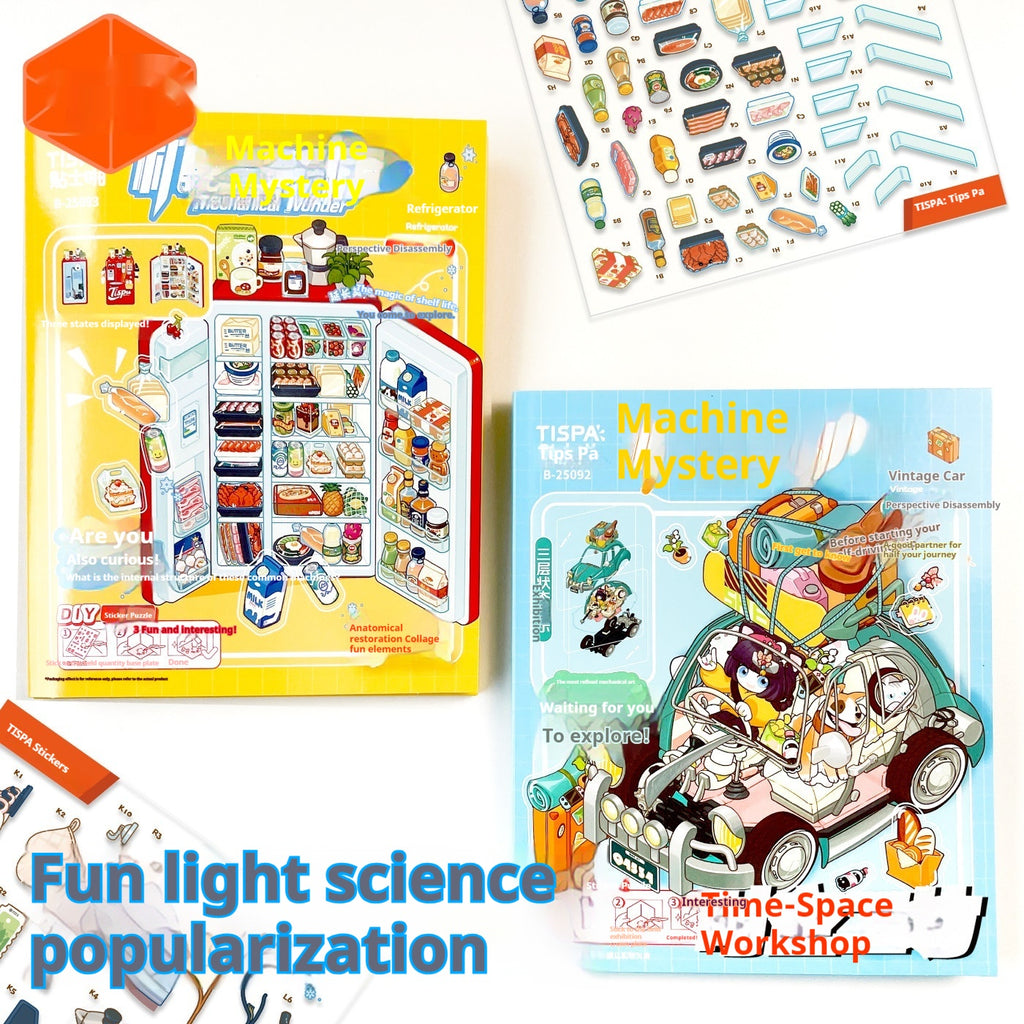 Anatomical Reconstruction 3D Puzzle Stickers