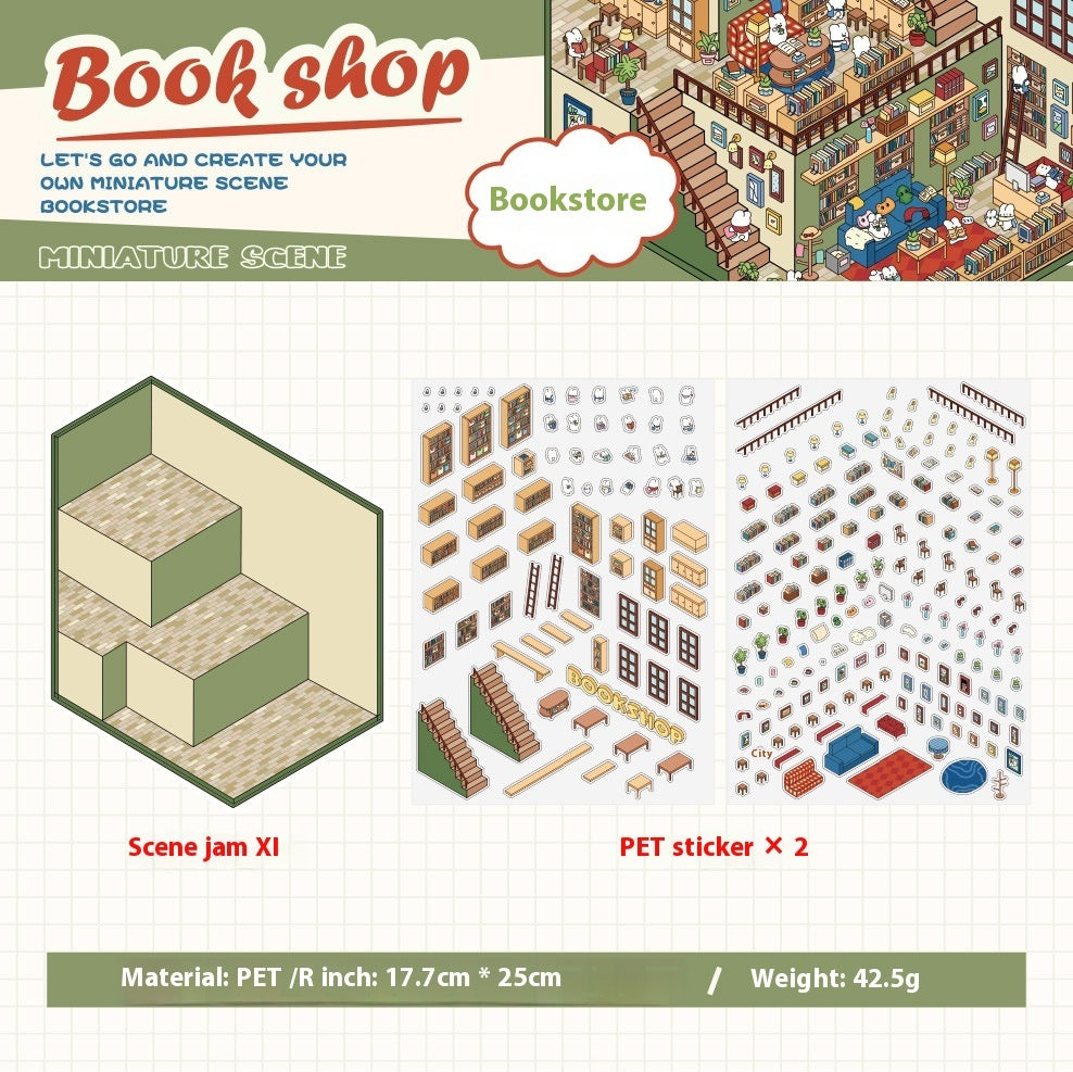 Cute Pet Landscape Puzzle Stickers for Children