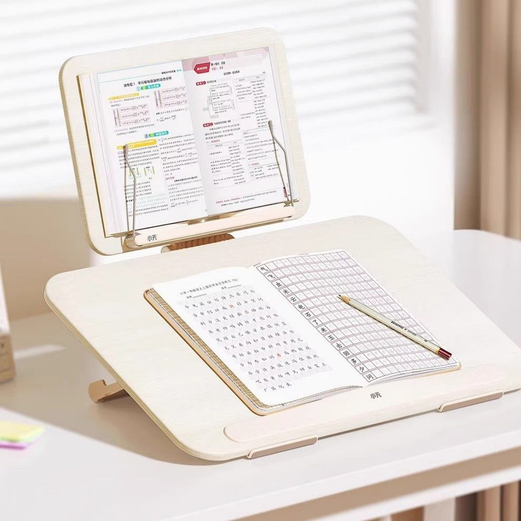 Children’s Wooden Book Stand | Multi-Function Reading Holder