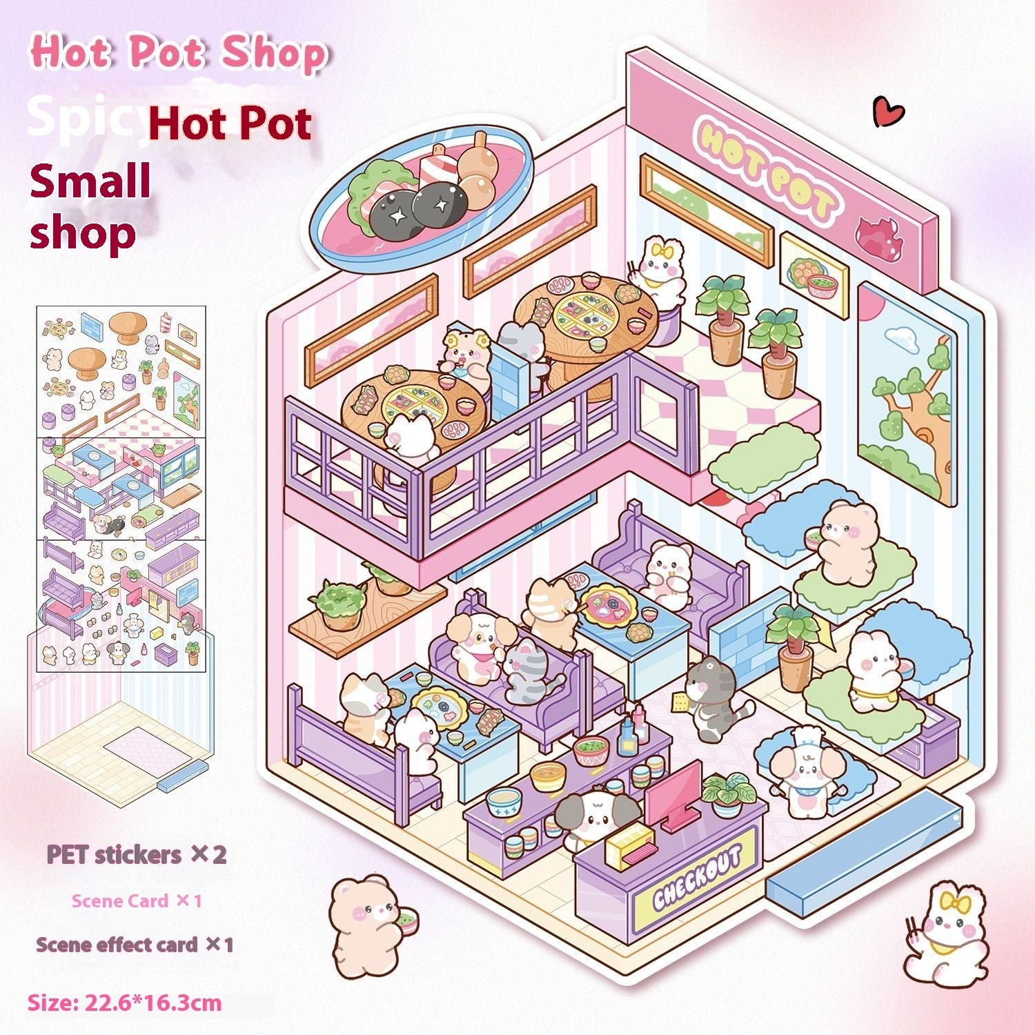 DIY Notebook Decompression Mini Stickers