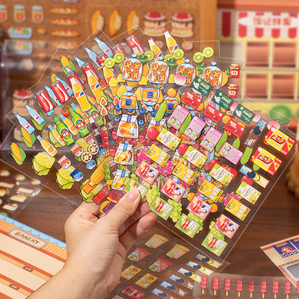 Nostalgic Planner Scene Stickers – Perfect for Life’s Small Joys