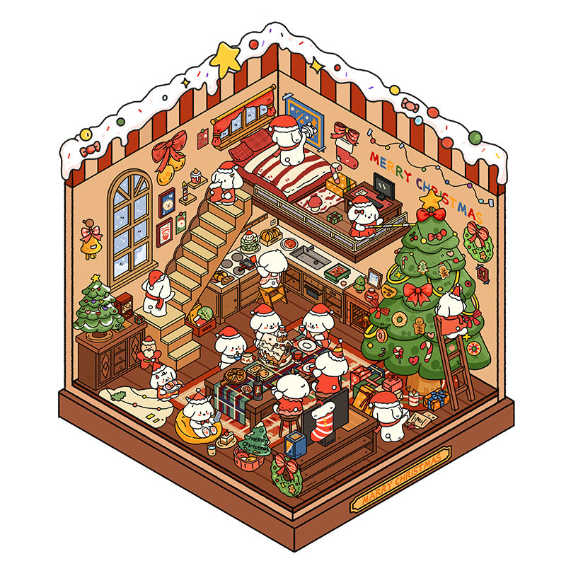 Miniature Landscape 3D Stickers for Scrapbooking & Journaling