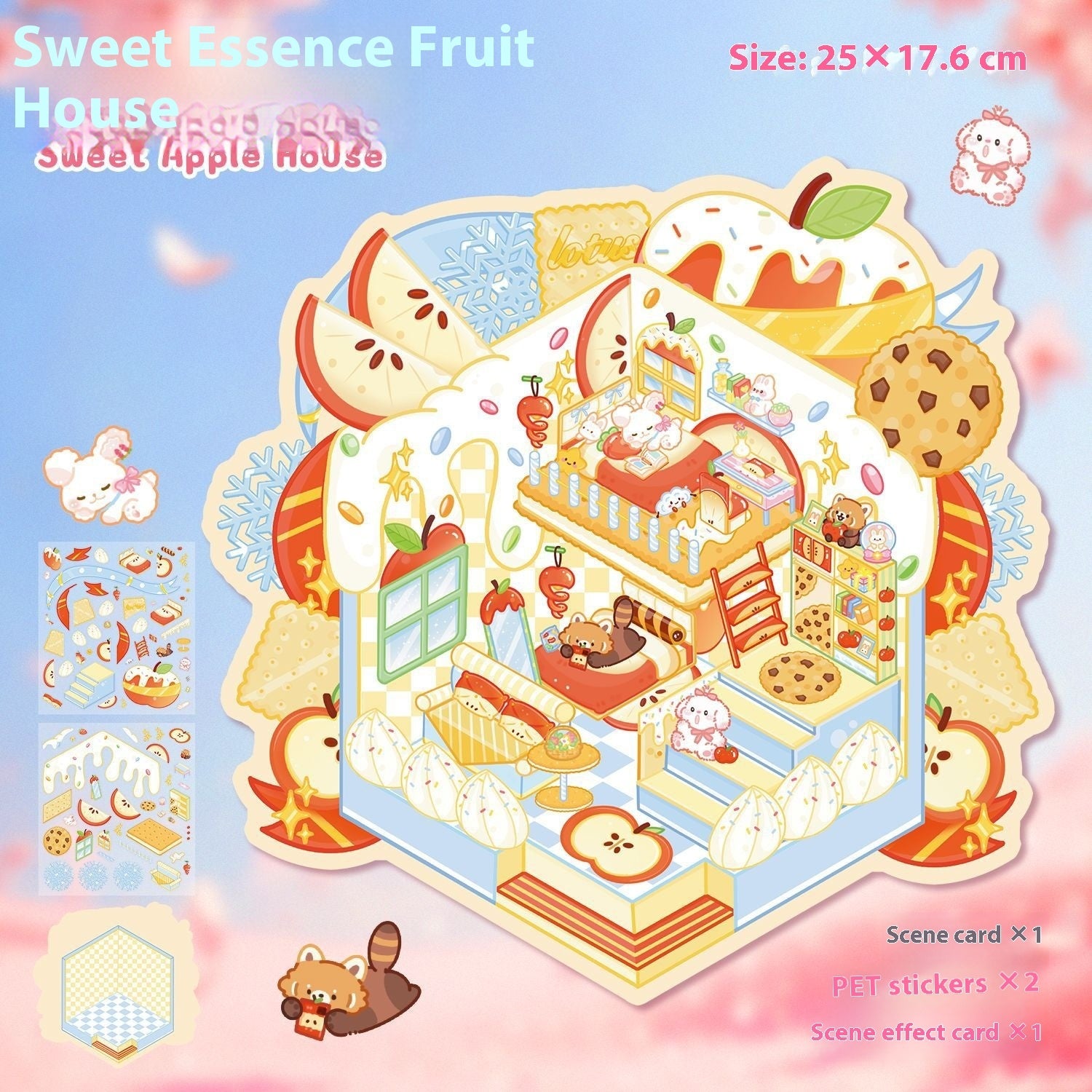 3D Landscape Miniature Stickers