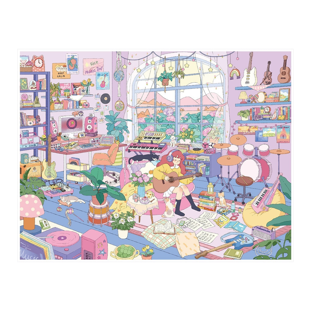 Relaxing Healing Series Miniature Scene Stickers – 3D Decor