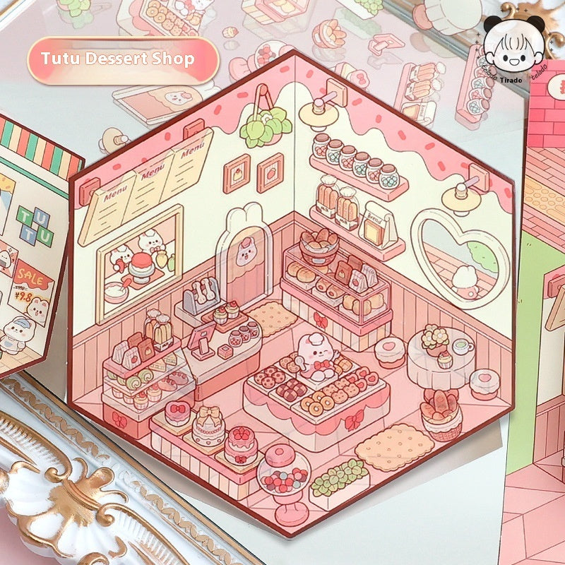 DIY Multi-Scale Landscaping Scene Stickers – Lift-Up 3D Journal Decoration