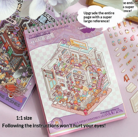 Telado Miniature Scene Sticker Book | Cute DIY Sticker Collection